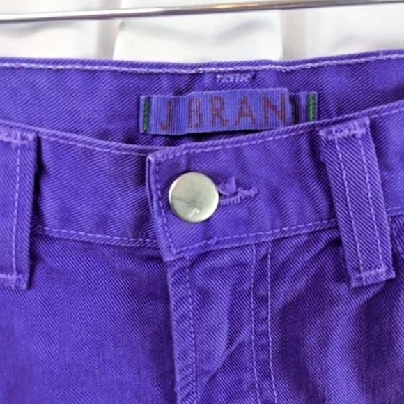 J Brand Cut Off Short Bright Purple Sz 26 - Picture 4 of 10